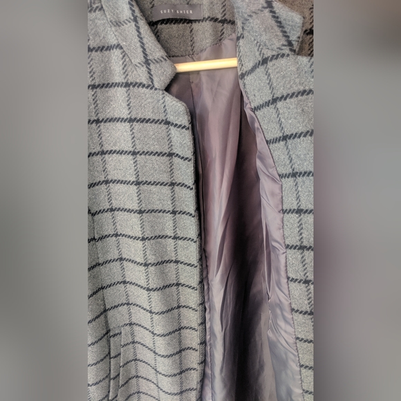 Coat check grey and black - Picture 3 of 5